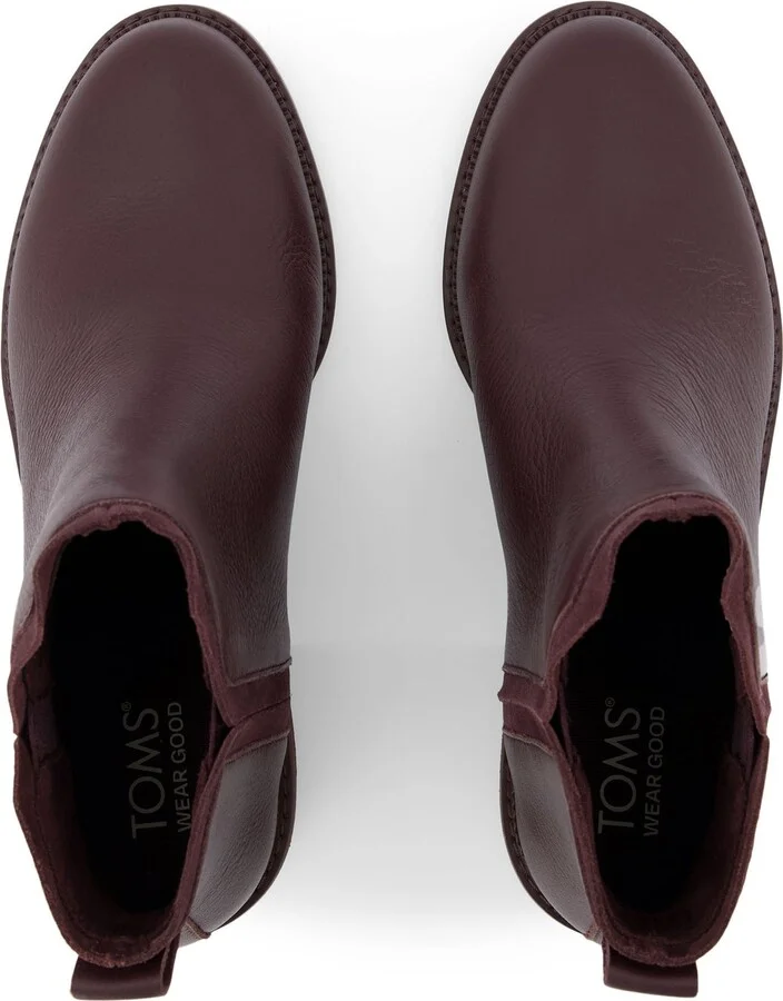 Hailey Blackberry Water Resistant Leather Boot - Image 5