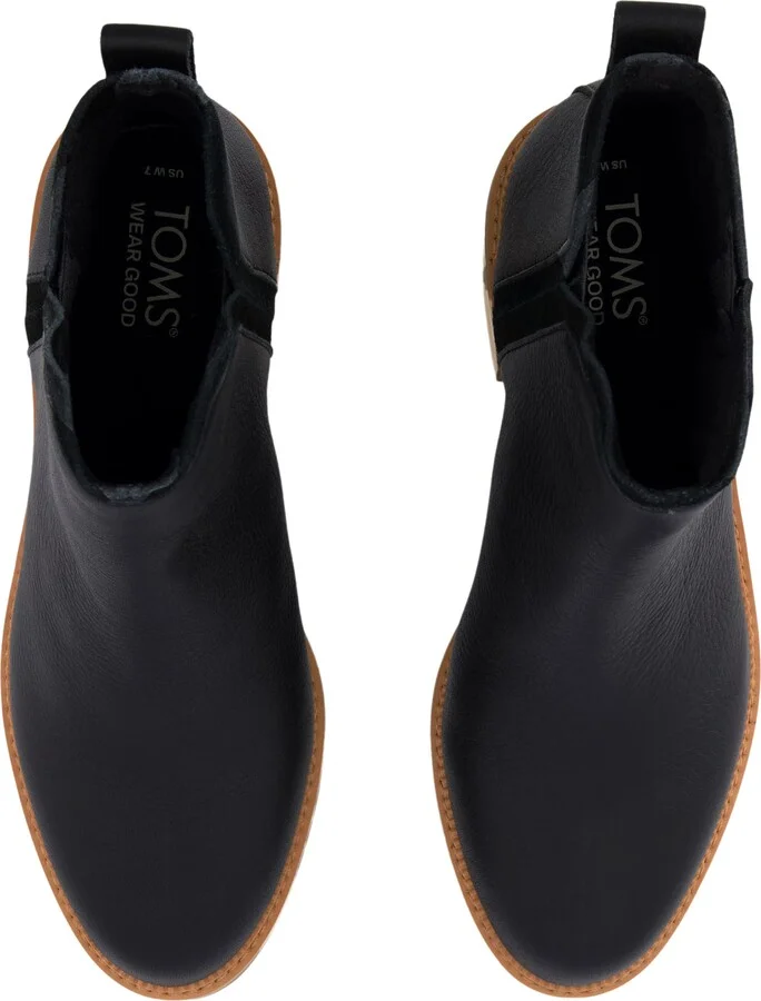 Hailey Water Resistant Leather Bootie - Image 10