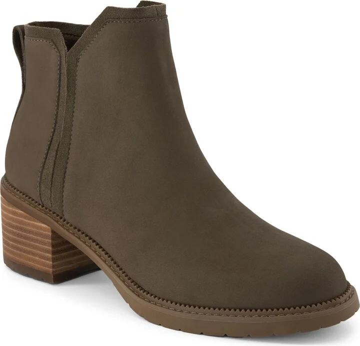 Hailey Water Resistant Leather Bootie