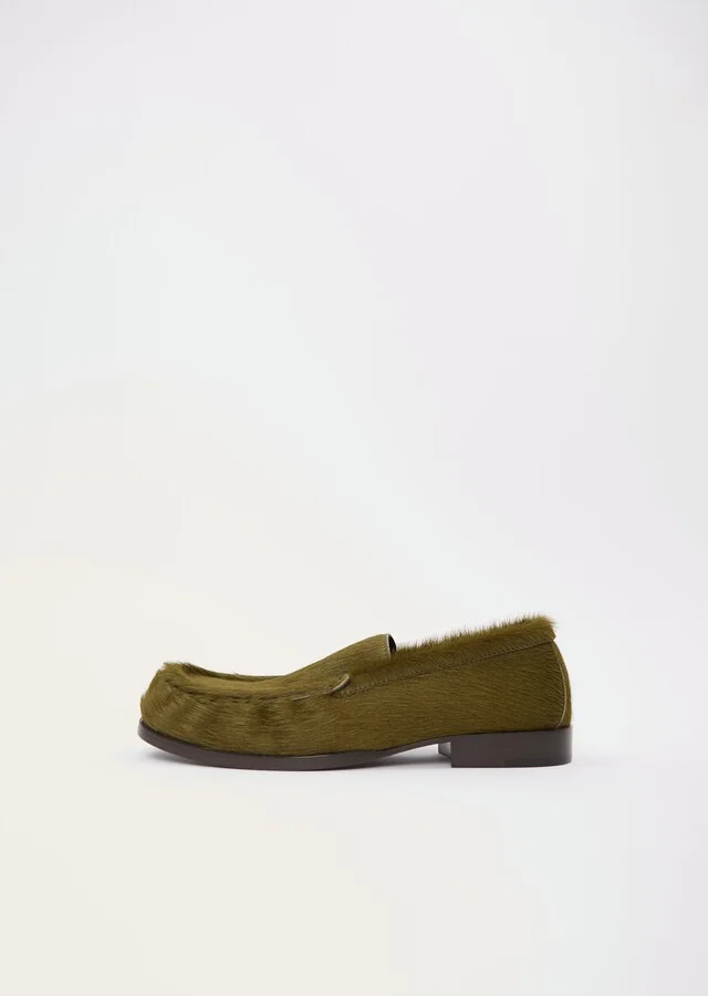 Hair Leather Loafer
