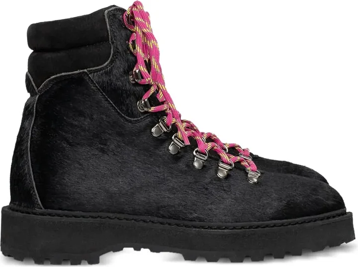Haircalf Lace-Up Boots