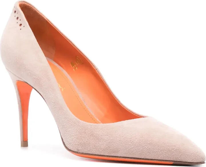 Haldisa perforated suede pumps - Image 2
