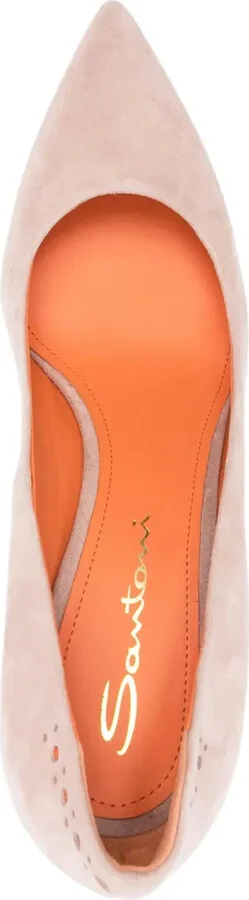 Haldisa perforated suede pumps - Image 4
