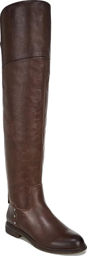 Haleen Womens Leather Riding Over-The-Knee Boots