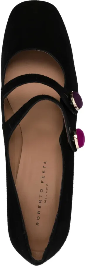 Halena 50mm suede pumps - Image 4