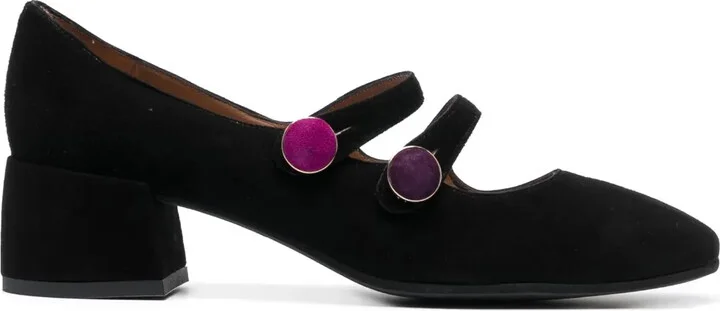 Halena 50mm suede pumps