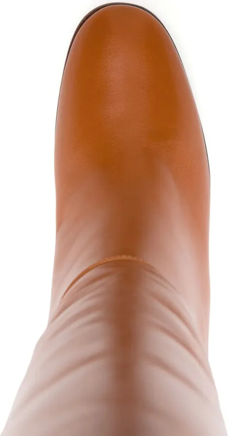 Half Horsebit leather boots - Image 4
