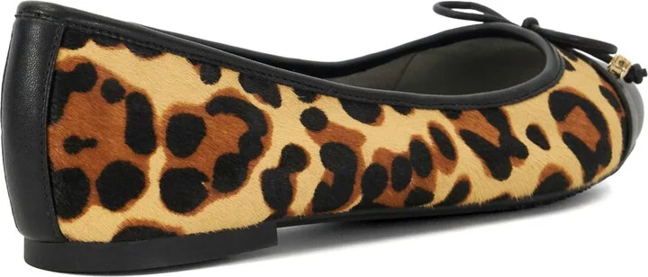 Hallo Genuine Calf Hair Cap Toe Ballet Flat - Image 3