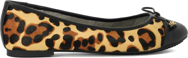 Hallo Genuine Calf Hair Cap Toe Ballet Flat - Image 4