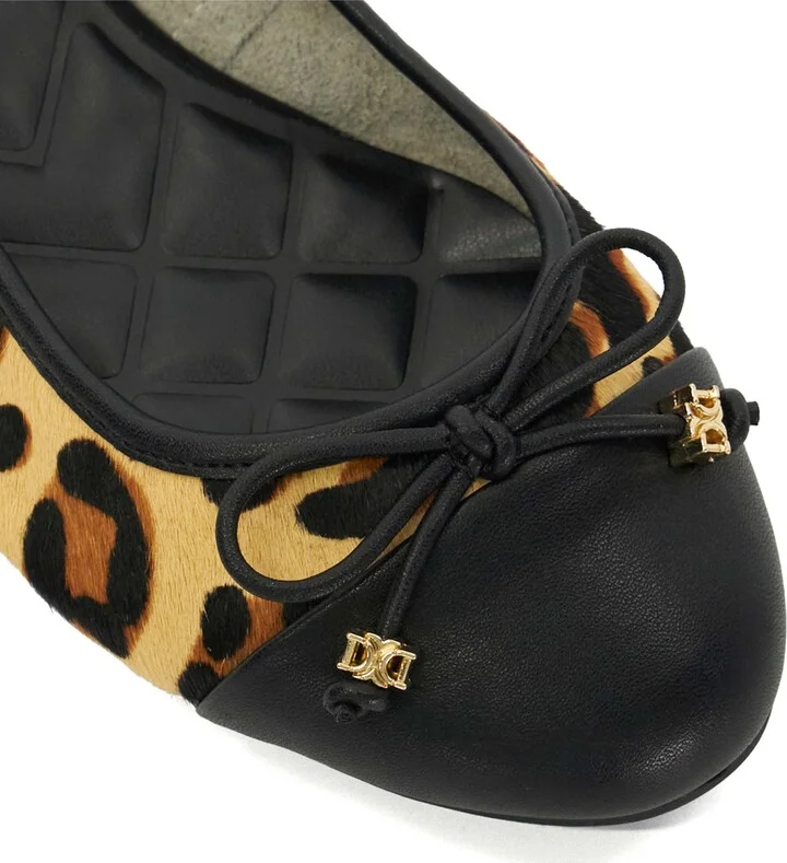 Hallo Genuine Calf Hair Cap Toe Ballet Flat - Image 6