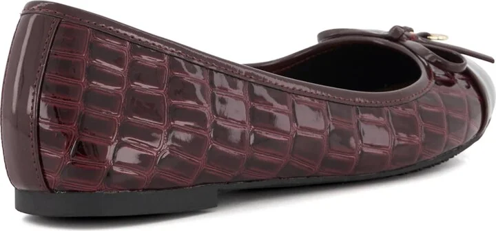 Hallo Snake Embossed Ballet Flat - Image 2