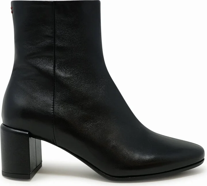 Halmanera Beta16 Black Leather Baron Ankle Boots