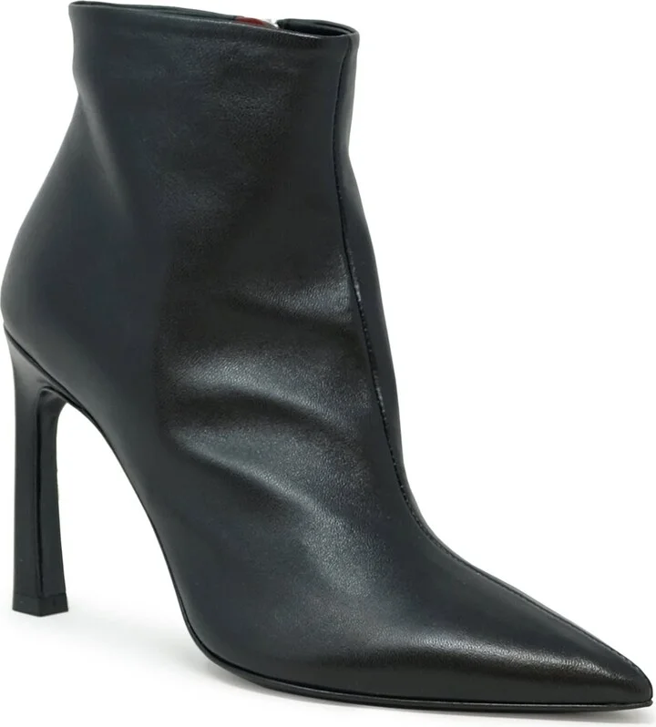 Halmanera Black Leather Baron Ankle Boots - Image 2