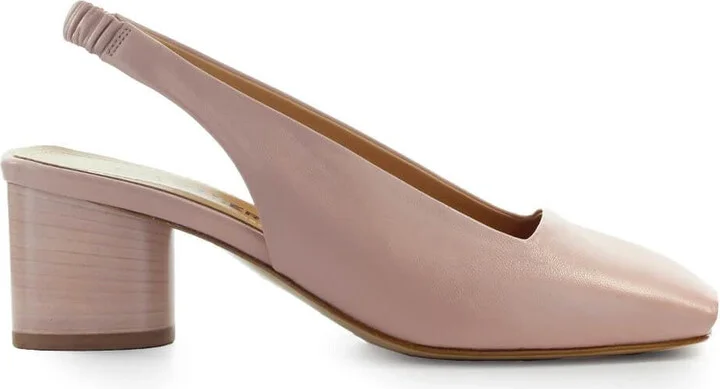 Halmanera Irma Powder Pink Slingback Open Toe Pump