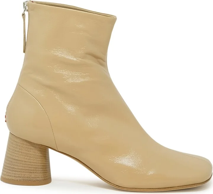 Halmanera Leather Glaze Ankle Boots