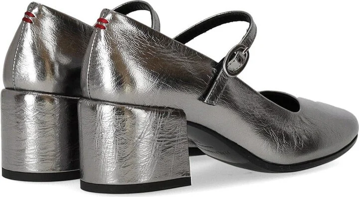 Halmanera Mary Jane Metal Steel Pump - Image 4