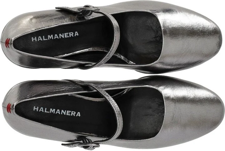 Halmanera Mary Jane Metal Steel Pump - Image 5