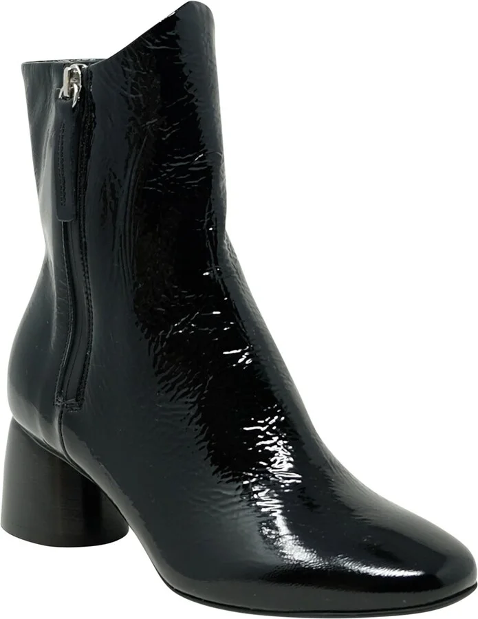 Halmanera Patent Leather Plum Ankle Boots - Image 2
