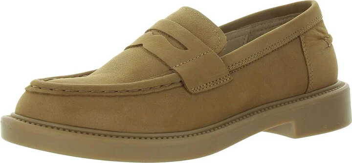 Halo Womens Leather Slip-On Loafers