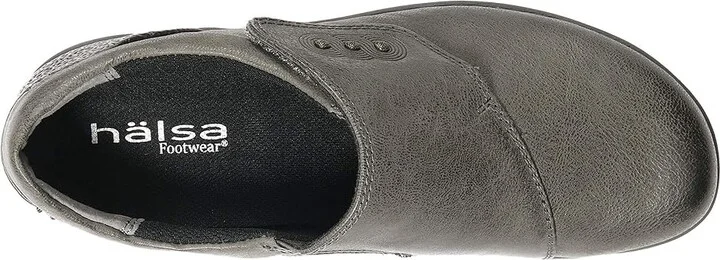 Halsa Footwear Anna Women's Shoes Dark Grey : 9 W, Leather - Image 2