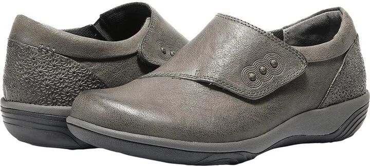 Halsa Footwear Anna Women's Shoes Dark Grey : 9 W, Leather