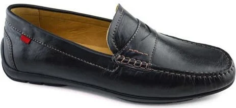 Hamilton Place Leather Penny Driver Loafer