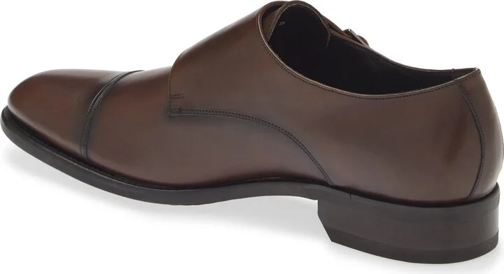 Hammill Cap Toe Double Monk Strap Shoe - Image 2