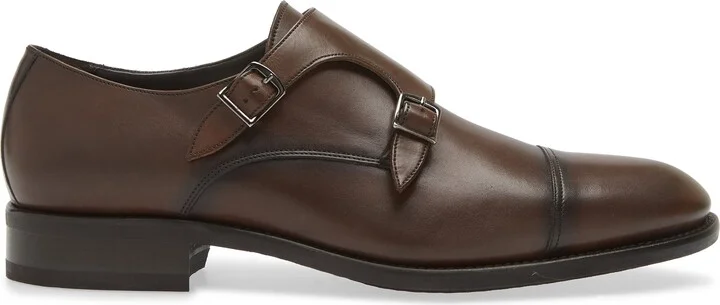 Hammill Cap Toe Double Monk Strap Shoe - Image 3
