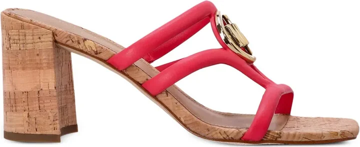 Hampton logo-plaque sandals