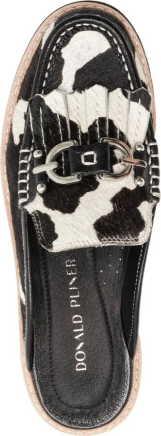 Hampton Sandal In Cream And Black