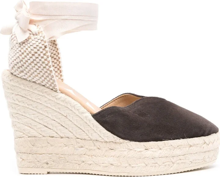 Hamptons 110mm wedge espadrilles