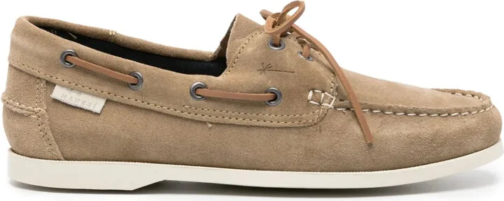 Hamptons suede boat shoes