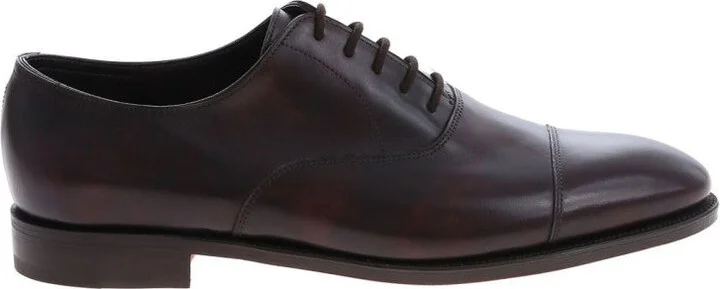 Hand-Sewn Calf Leather Oxford Shoes