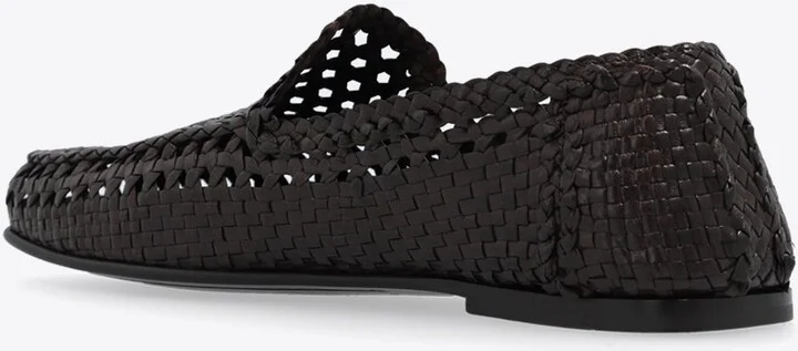 Hand-Woven Calf Leather Loafers - Image 2