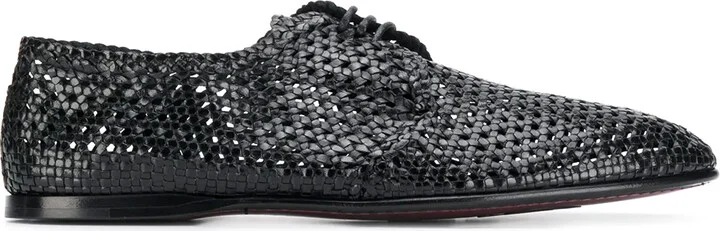 hand-woven Derby shoes