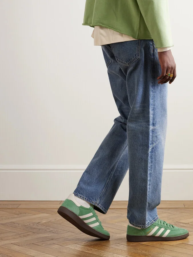 Handball Spezial Leather-Trimmed Suede Sneakers - Image 2