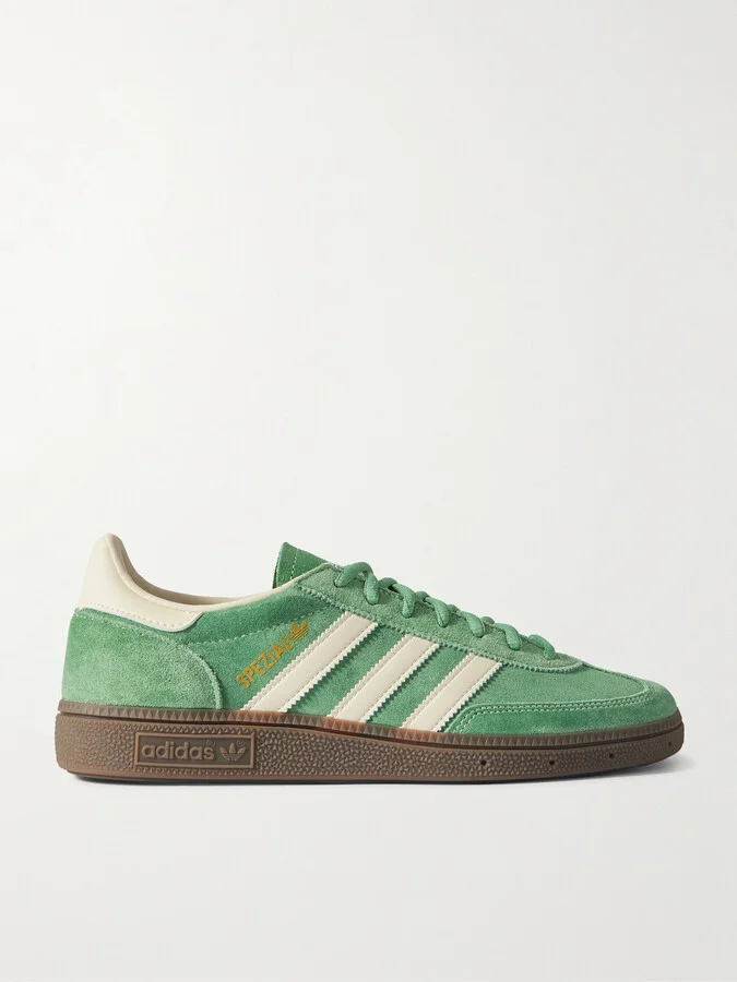 Handball Spezial Leather-Trimmed Suede Sneakers