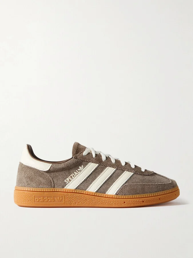 Handball Spezial Leather-Trimmed Suede Sneakers