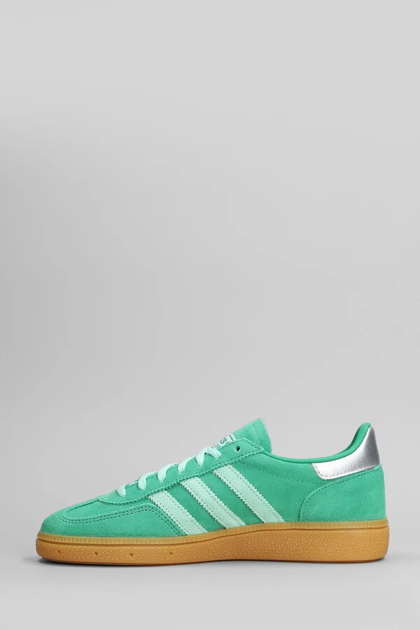 Handball Spezial Sneakers In Green Suede - Image 3