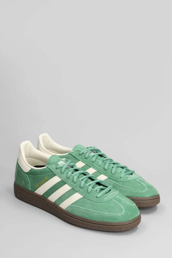 Handball Spezial Sneakers In Green Suede - Image 2