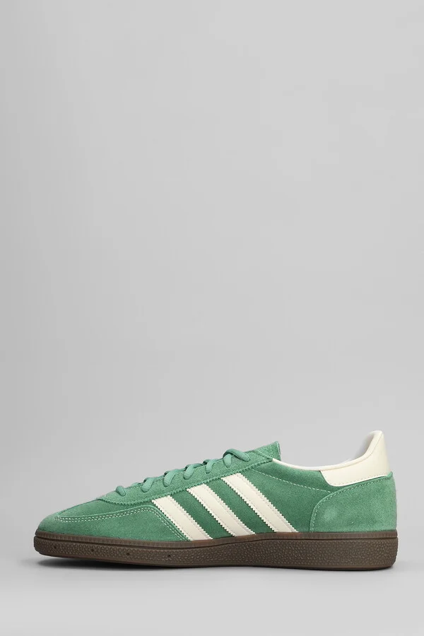 Handball Spezial Sneakers In Green Suede - Image 3
