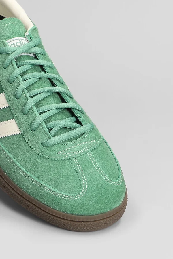 Handball Spezial Sneakers In Green Suede - Image 5