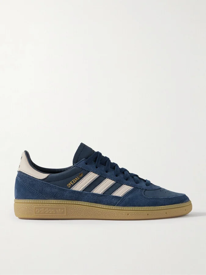 Handball Spezial Suede and Leather Sneakers