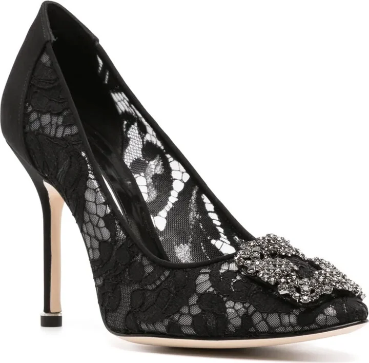 Hangisi 102mm lace pumps - Image 2