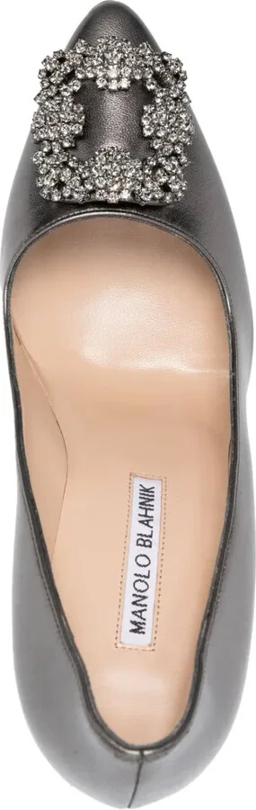 Hangisi 105mm leather pumps - Image 4