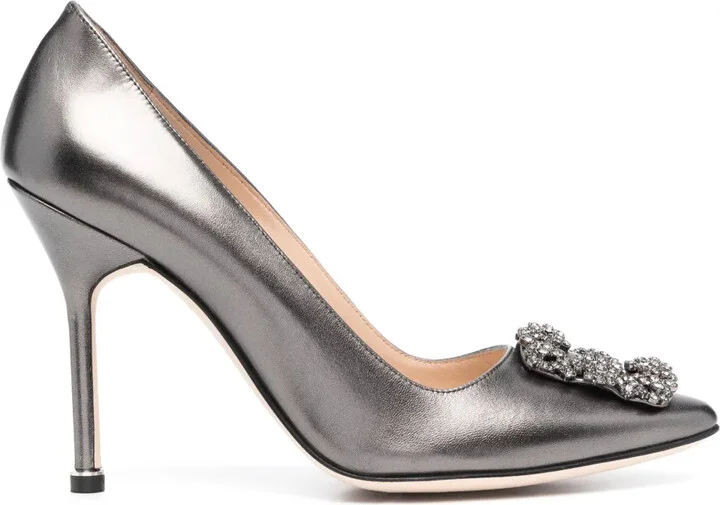 Hangisi 105mm leather pumps