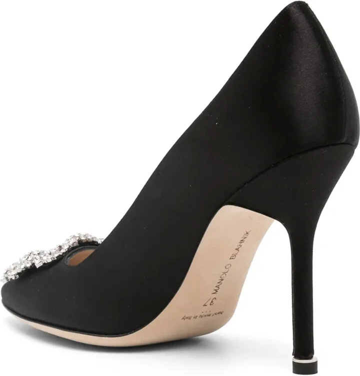 Hangisi 110mm crystal-embellished pumps - Image 3