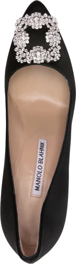 Hangisi 110mm crystal-embellished pumps - Image 4