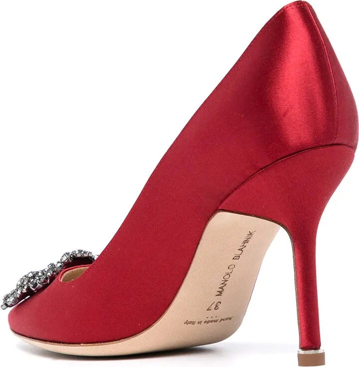 Hangisi 70 crystal-buckled pumps - Image 3