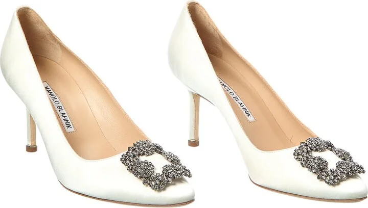 Hangisi 70 Satin Pump (Authentic Pre-Loved)